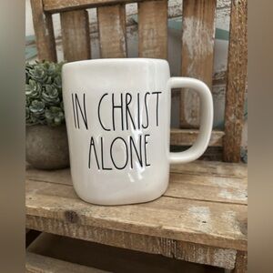 Rae Dunn IN CHRIST ALONE Mug.